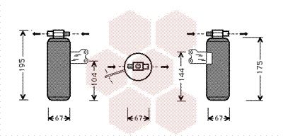 VAN WEZEL Kuivati,kliimaseade 4300D027